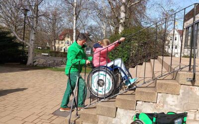 Engagiert und interessiert – Naumburger Neuntklässler erlebten Rollstuhlsport-Projekt